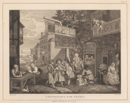 Canvassing for Votes, Thomas Cook, 1807