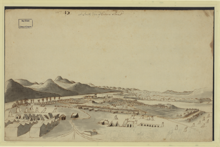 A south view of Crown Point LCCN2004661622, Thomas Davies, 1760