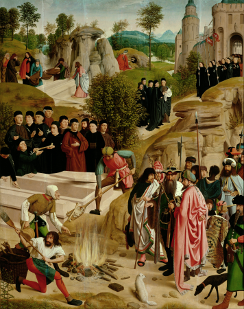 Legend of the Relics of St. John the Baptist, Geertgen tot Sint Jans, between 1484 and 1490