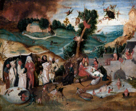 The Temptation of Saint Anthony, Pieter Huys, between 1570 and 1599