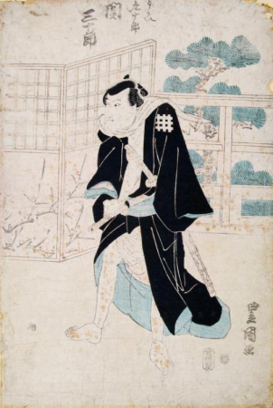 An Actor Holding Two Swords by Toyokuni Ii, Utagawa Toyokuni II, between 1825 and 1830