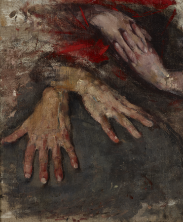 Study of Two Pairs of Hands, Olga Boznańska, between 1886 and 1890