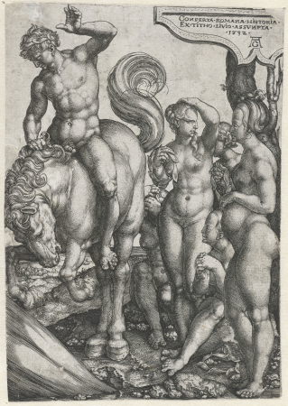 Marcus Curtius, RP-P-OB-2685, Heinrich Aldegrever, 1532