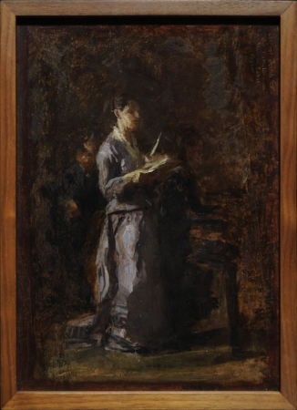 Study for the Pathetic Song, Thomas Eakins, 1881