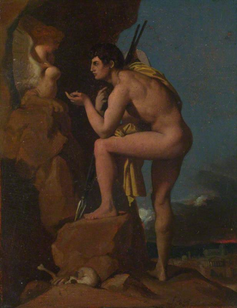 Oedipus and the Sphinx, circa 1826