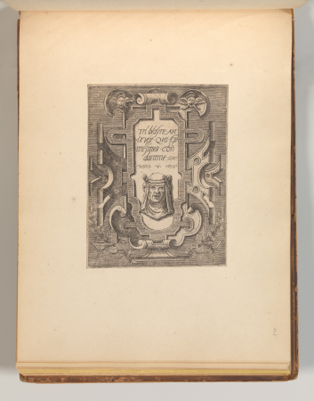 Targhe ed altri ornati di varie e capricciose invenzioni (Cartouches and other ornaments of various and capricious invention, page 38), Jacob Floris, 1773