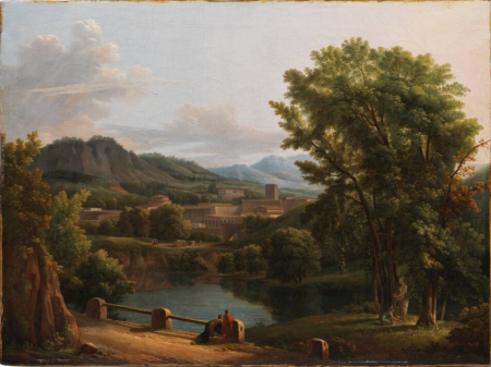 Ideal Landscape with a Sacrifice to the Goddess Flora, Jean-Joseph-Xavier Bidauld, between 1798 and 1802