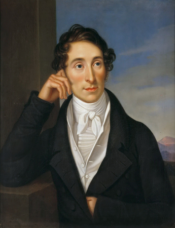 Portrait of the composer Carl Maria von Weber, Caroline Bardua, 1821