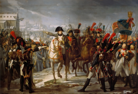 Napoleon Addressing the 2nd Corps of his Army at the Bridge over the Lech at Augsburg, Germany, on October 12, 1805 (Claude Gautherot), Pierre-Claude Gautherot, 1808