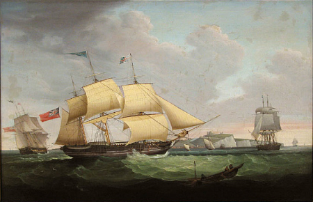 The Ship "Harriet" Signalling for a Pilot off Dover, Stephen Dadd Skillett
