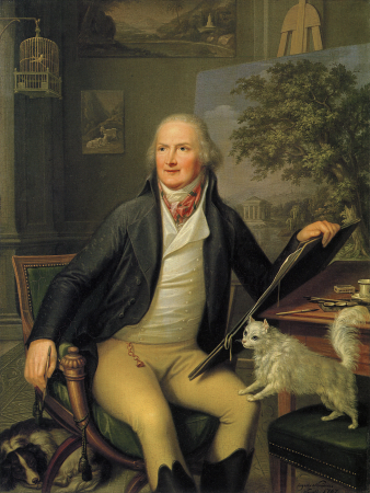 Jacob Philipp Hackert in His Studio, Naples, Jacob Philipp Hackert, 1797
