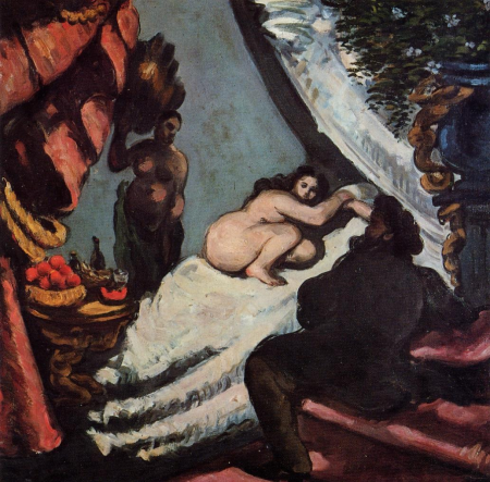 A modern Olympia; The Pasha, Paul Cézanne, between 1869 and 1870