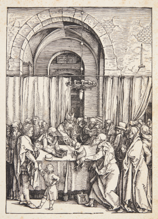 The execution of Scrooge's sacrifice, Albrecht Dürer