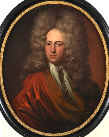 Portrait of Adam Jacob Smits (1685-1742), Gerrit Alberts, 1706