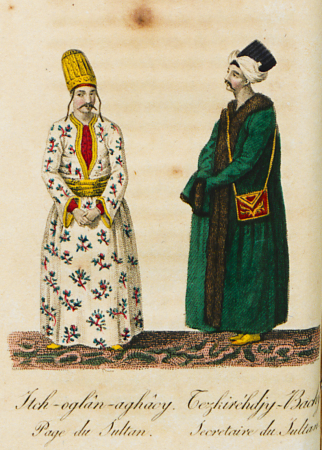 Itch-oghlân-aghâcy Page du Sultan Tezkiréhdjy-Bachy Secretaire du Sultan - Castellan Antoine-laurent - 1812, Antoine-Laurent Castellan