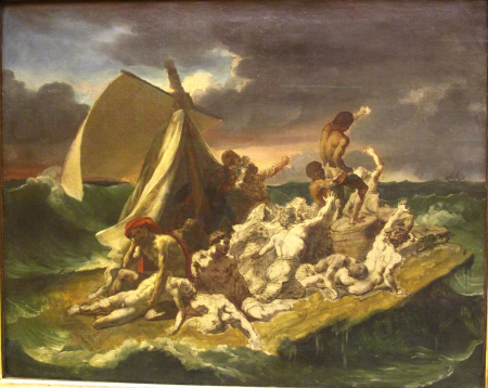 Sketch of "The Raft of the Medusa"., Théodore Géricault, 1819
