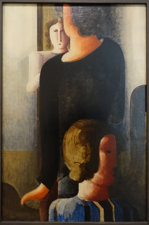 Three Figures with Furniture-Like Forms, by Oskar Schlemmer, 1929 - Busch-Reisinger Museum - Harvard University - DSC01617