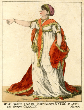 Hold! - Pizarro - hear me! - if not always justly, at least act always greatly, Robert Dighton, 1799