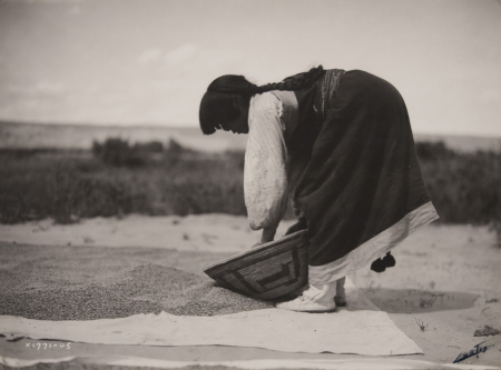 Apache Reaper Drying Wheat, San Juan (5711500628)
