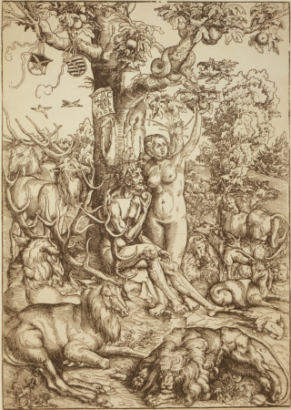 Adam and Eve in Paradise, Lucas Cranach the Elder, 1509