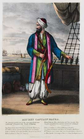 Ali Bey Captain Pacha The destroyer of Chio, one of the most populated and cultivated Islands in the Greek's Archipelago - Friedel Adam De - 1830, Adam Friedel