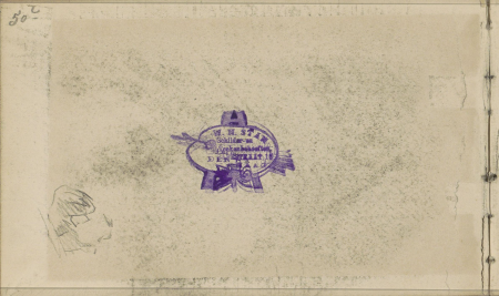 Hoofd, in profiel naar links, RP-T-1959-452-A