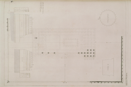 Plan of the Temple of Olympian Zeus - Stuart James & Revett Nicholas - 1787, 1794