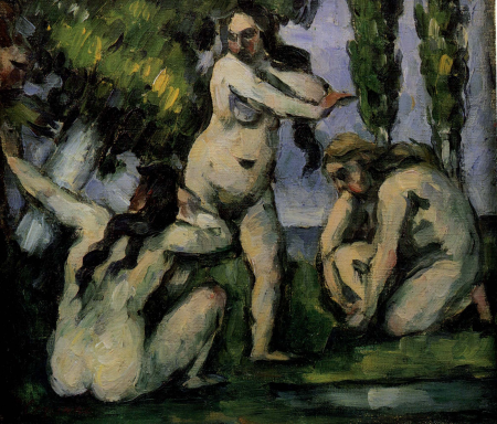 Trois Baigneuses, Paul Cézanne, between 1874 and 1875