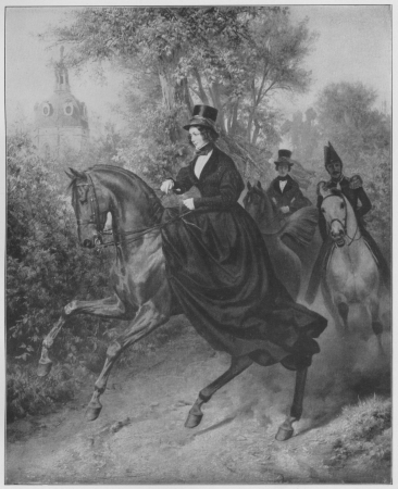 Portrait of the Princess of Liegnitz (The landscape is said to be from Graeb), Franz Krüger