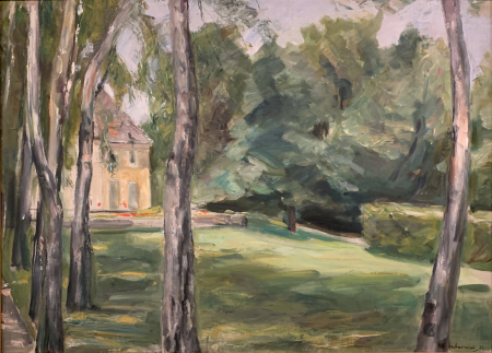 House in a Gargen (1923) Max Liebermann (Veletržní palác, Prague), Max Liebermann