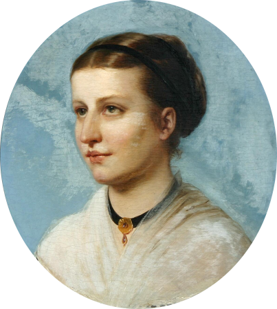 Portrait of Josepha Beck, née Trap., Elisabeth Baumann, between 1854 and 1881
