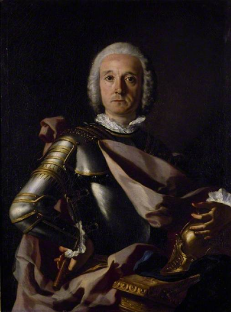 Portrait of Count James Joseph O'Mahoney, Lieutenant-General in the Neapolitan Service. Knight of St Januarius, Francesco de Mura, 1748
