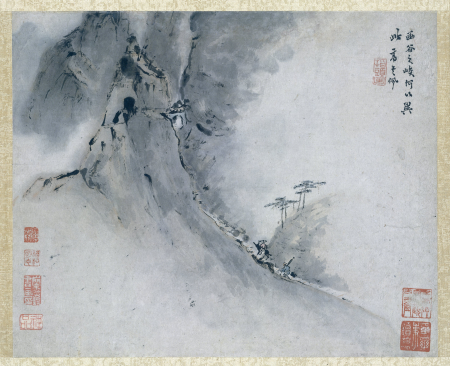 Schildering, AK-MAK-290-L, Gao Qipei, between 1700 and 1750