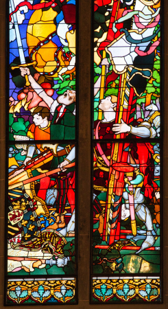 Confederates in the foreground, Józef Mehoffer, between 1896 and 1898