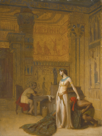 Cleopatra and Caesar alternate, Jean-Léon Gérôme, before 1866