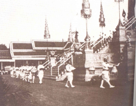 Collecting the Royal Relics and Three Basket Procession of King Vajiravudh, Vajiravudh, 25 March 1926