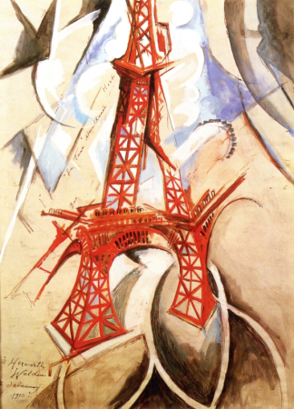 Simultaneous Tower, Robert Delaunay, between 1910 and 1911