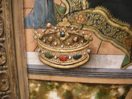 Madonna and Child Enthroned with Donor, Carlo Crivelli, 1470