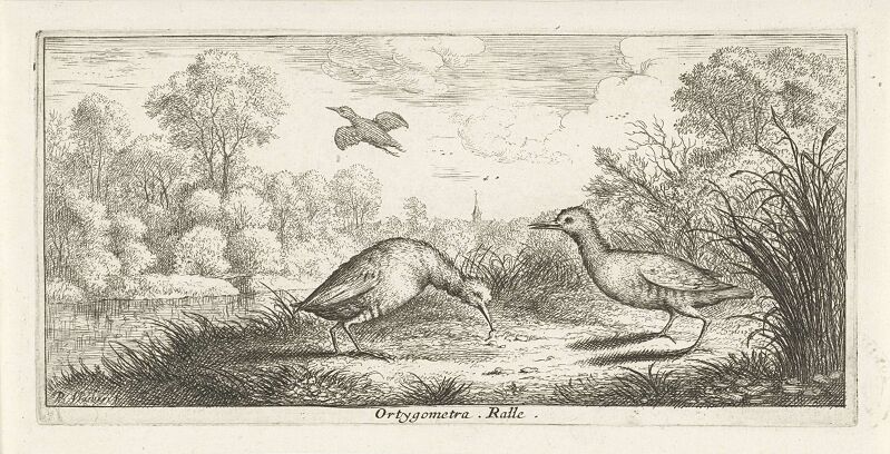 Landscape with two rails on a bank, Albert Flamen