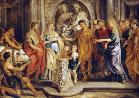The marriage of Constantine and Fausta and Constantia and Licinius, Peter Paul Rubens, 1622