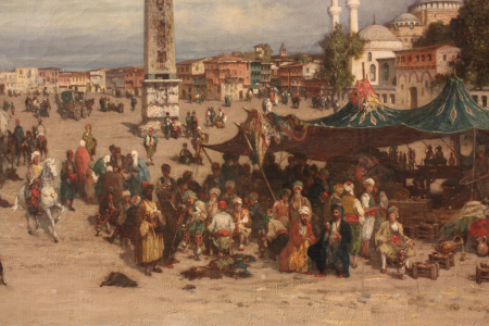 At-Meidan Square in Constantinople, Fabius Brest, 1861