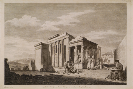 A View of the west end of the Temple of Minerva Polias, and of the Pandrosium - Stuart James & Revett Nicholas - 1787, 1794