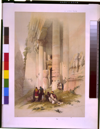 Temple called El Khasne Petra March 7th 1839 - David Roberts, R.A. LCCN2002717540, David Roberts, 1844