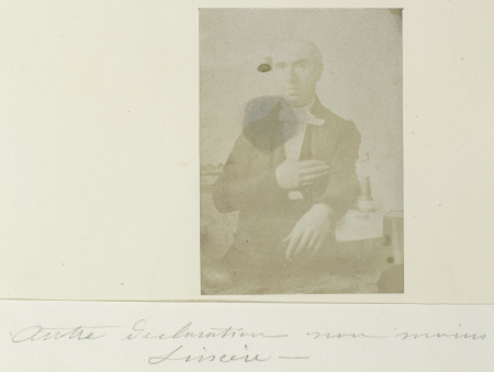 Zelfportret, 'Autre declaration non moins sincère', RP-F-AB12277-N, Eduard Isaac Asser, between 1845 and 1855