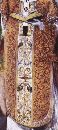 St Ildefonso (detail), El Greco, between 1605 and 1610