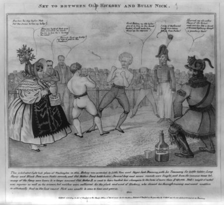 Set to between Old Hickory and Bully Nick LCCN2008661767, Anthony Imbert, 1834
