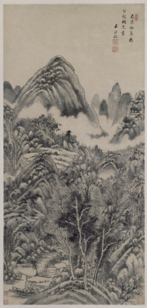 "Wang Shimin's Landscape Scroll", Wang Shimin