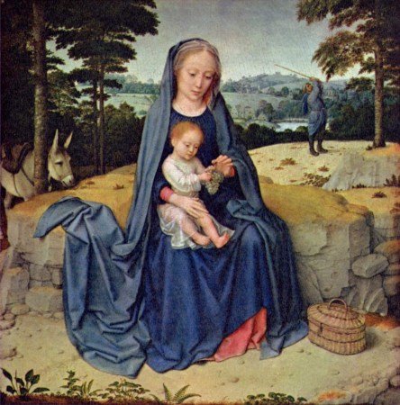The Rest on the Flight into Egypt, Gerard David, circa 1510