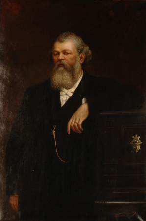 Portrait of the Alsatian Composer Victor Nessler, Ottomar Weymann, 1880s