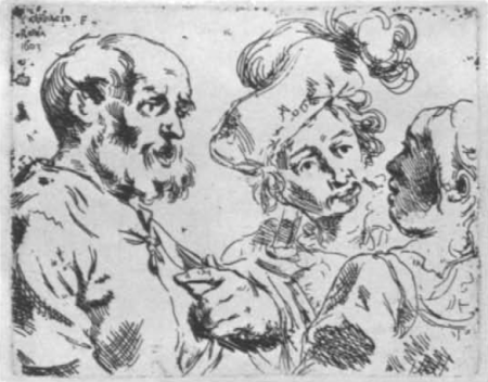 The Denial of Saint Peter, Claude Vignon, between 1610 and 1623